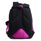 Рюкзак школьный, 40 х 27 х 20 см, Grizzly 360, эргономичная спинка, отделение для ноутбука, чёрный/сиреневый RG-360-5_3 - Фото 6