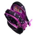 Рюкзак школьный, 40 х 27 х 20 см, Grizzly 360, эргономичная спинка, отделение для ноутбука, чёрный/сиреневый RG-360-5_3 - Фото 10