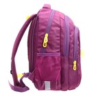 Рюкзак школьный, 40 х 27 х 20 см, Grizzly 361, эргономичная спинка, отделение для ноутбука, + брелок, фиолетовый RG-361-3_4 - Фото 4