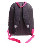 Рюкзак школьный, 38 х 28 х 18 см, Grizzly 363, эргономичная спинка, тёмно-серый/розовый RG-363-10_1 - Фото 5