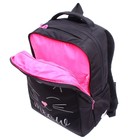 Рюкзак школьный, 39 х 26 х 17 см, Grizzly 366, эргономичная спинка, черный RG-366-4_1 - Фото 8