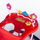 Ходунки JOLLY RIDE BW110, 7 колёс, с звуковыми эффектами, колёса пластик, цвет красный - Фото 4