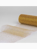 Фатин с глиттером, 15 см, 9 ± 0.5 м, 11 ± 1 г/м², цвет золотой №05 - Фото 3