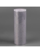 Фатин с глиттером, 15 см,9±0.5 м, 11±1 г/м², цвет серебряный №06 - Фото 4