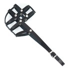 Намордник кожаный, размер 24 (американский коккер-спаниель, цвергшнауцер), чёрный - фото 23674930