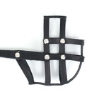 Намордник кожаный, размер 24 (американский коккер-спаниель, цвергшнауцер), чёрный - Фото 9