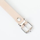 Намордник кожаный, размер 26 (английский коккер-спаниель, фокстерьер, лайка мелкая), бежевый - фото 24509044