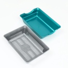 Туалет глубокий с сеткой 36×25×9 см, серый/бирюзовый - Фото 6