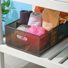Контейнер для хранения без крышки Econova OPTIMA, 11.5 л, пластик, 24.2×45×12.9 см, коричневый - Фото 10