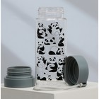 Бутылка для воды с подвесом «Панда», 600 мл - фото 11995900