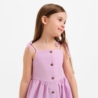 Сарафан для девочки MINAKU: muslin clouds, рост 92 см, лиловый - Фото 10