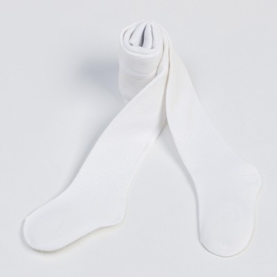 Колготки детские, белые, рост 74-80 см