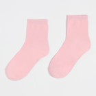 Носки детские, цвет розовый, размер 7-8 - Фото 2