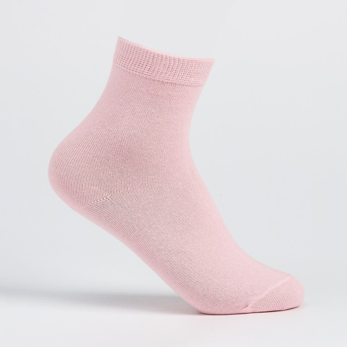 Носки детские, цвет розовый, размер 14-16