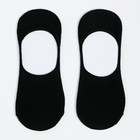 Носки-подследники подростковые, цвет чёрный, размер 20-22 - Фото 2