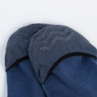 Носки-подследники детские «Мишка», синие, размер 18-20 - фото 42011229