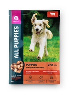 Влажный корм ALL PUPPIES для щенков, тефтельки с говядиной в соусе, пауч, 85 г - Фото 1
