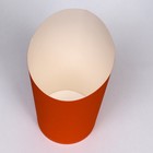 Упаковка для картофеля фри, оранжевый, 14 х 11 х 6 см 9530649