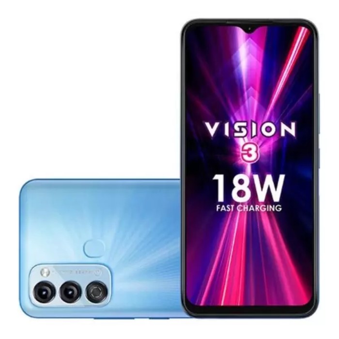 Смартфон Itel Vision 3 LTE, 6.6", 2 Гб, 32 Гб, 8 Мп, 5 Мп, 2 sim, 5000 мАч, NFC, синий - фото 51338698