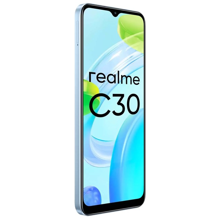 Смартфон Realme C30, 6.5", LCD, 2 sim, 2 Гб, 32 Гб, 8 Мп, 5 Мп, microSD, 5000 мАч, голубой - фото 51326730