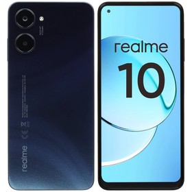 Смартфон Realme 10, 6.4", SAmoled, 2 sim, 8 Гб, 128 Гб, 50 Мп, 16 Мп, 5000 мАч, черный 9544449