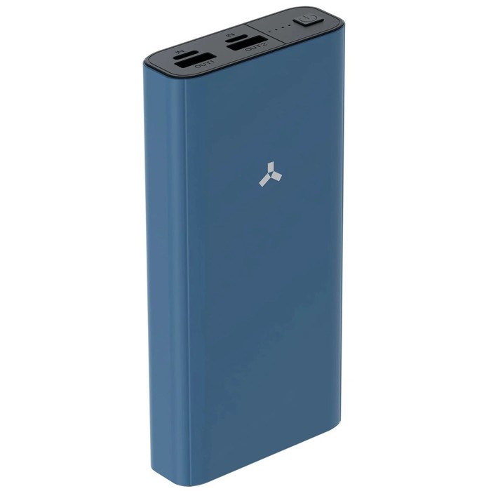 Внешний аккумулятор Accesstyle Arnica 20M, 20000 мАч, 2 USB, 2.1 А, индикатор, синий