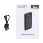Внешний аккумулятор Accesstyle Seashell 10PD, 10000 мАч, 2 USB, 2.1 А, дисплей, черный - фото 51461402 Внешний аккумулятор Accesstyle Seashell 10PD, 10000 мАч, 2 USB, 2.1 А, дисплей, черный - фото 51461402