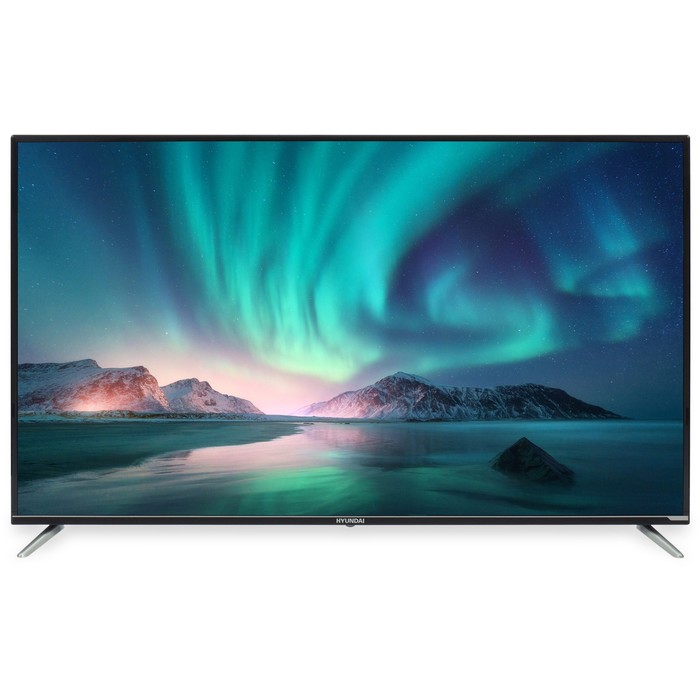 Телевизор Hyundai H-LED55BU7008, 55",3840x2160, DVB/T2/C/S2, HDMI 3, USB 2, Smart TV, черный - Фото 1