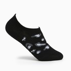 Носки-невидимки женские, цвет чёрный, размер 36-40 - фото 1876595