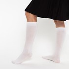 Гольфы женские, цвет белый, размер 36-40 - фото 806431303