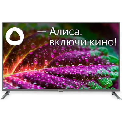 Телевизор Starwind SW-LED43UG400, 43",3840x2160, DVB/T2/C/S/S2, HDMI 3, USB, Smart TV, серый