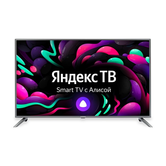 Телевизор Starwind SW-LED55UG400, 55",3840x2160, DVB/T2/C/S/S2, HDMI 3, USB2,Smart TV, серый - Фото 1