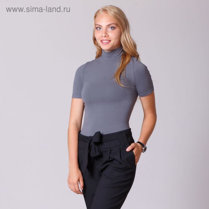 Водолазка женская бесшовная ARTG LUPETTO MANICA CORTA (grey, S/M) - Фото 1