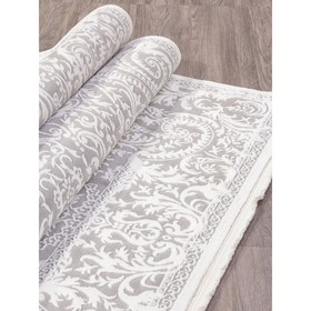 

Ковёр прямоугольный Moda a0077, размер 160x300 см, цвет k.gri cokme/k.gri cokme