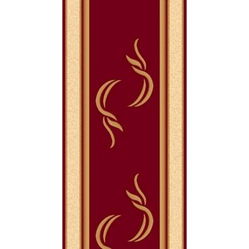 

Ковровая дорожка Olympos a704, размер 100x2500 см, цвет red