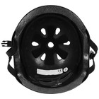 Шлем защитный детский ONLYTOP, с регулировкой, обхват 55 см, цвет чёрный - Фото 5