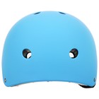 Шлем защитный детский, с регулировкой, обхват 55 см, цвет синий - Фото 4