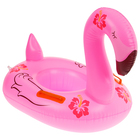 Плотик для плавания «Фламинго», 72 х 60 см, цвет розовый - фото 3894357