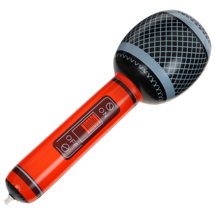 Игрушка надувная «Микрофон», 40 см, цвет МИКС - Фото 1