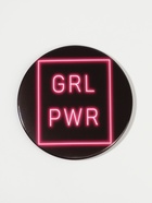 Зеркало карманное GRL PWR, d=7 см, PVC - коробка, чёрное - Фото 2