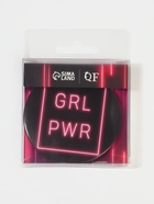 Зеркало карманное GRL PWR, d=7 см, PVC - коробка, чёрное - Фото 3