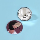 Зеркало карманное «ДЕВУШКИ», d=7.5 см, PVC - коробка, рисунок МИКС - Фото 2