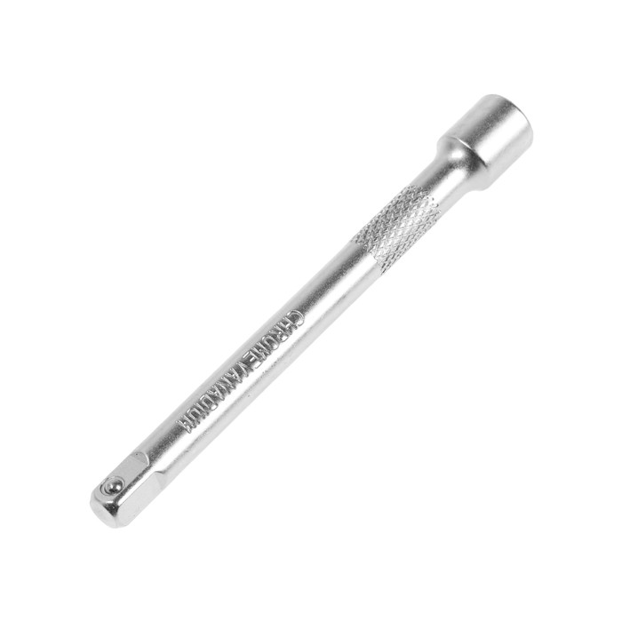 Удлинитель для воротка ТУНДРА, квадрат 1/4", 100 мм, CrV - Фото 1