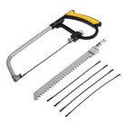 Набор с ножовкой ТУНДРА, пилки по металлу 5 шт., пилка универсальная 1 шт. - Фото 5