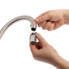 Аэратор ZEIN, поворотный, водосберегающий фильтр, пластик, хром 9284912