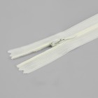 Молния потайная, №3, неразъёмная, потайная, замок автомат, 40 см, цвет слоновая кость, цена за 1 штуку - Фото 2