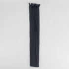 Молния потайная, №3, неразъёмная, потайная, замок автомат, 50 см, цвет тёмно-серый, цена за 1 штуку - Фото 3