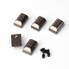 Наконечники для молний, 11 мм, 15 × 11 × 6 мм, 5 шт, цвет чёрный никель - Фото 2