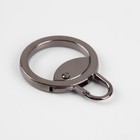 Пуллер для молнии, металлический, 3.8×2.8 см, 5 шт., цвет чёрный никель - Фото 3