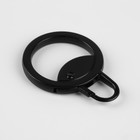 Пуллер для молнии, металлический, 3.8×2.8 см, 5 шт., чёрный - Фото 3